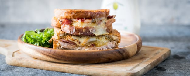 Chicken Bacon Ranch Grilled Cheese