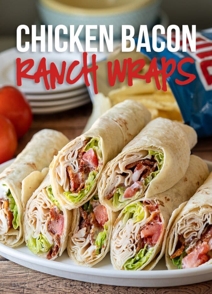 Chicken Bacon Ranch Wraps