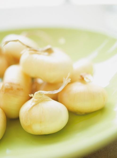 Cream of Turnip Soup with Caramelized Onions