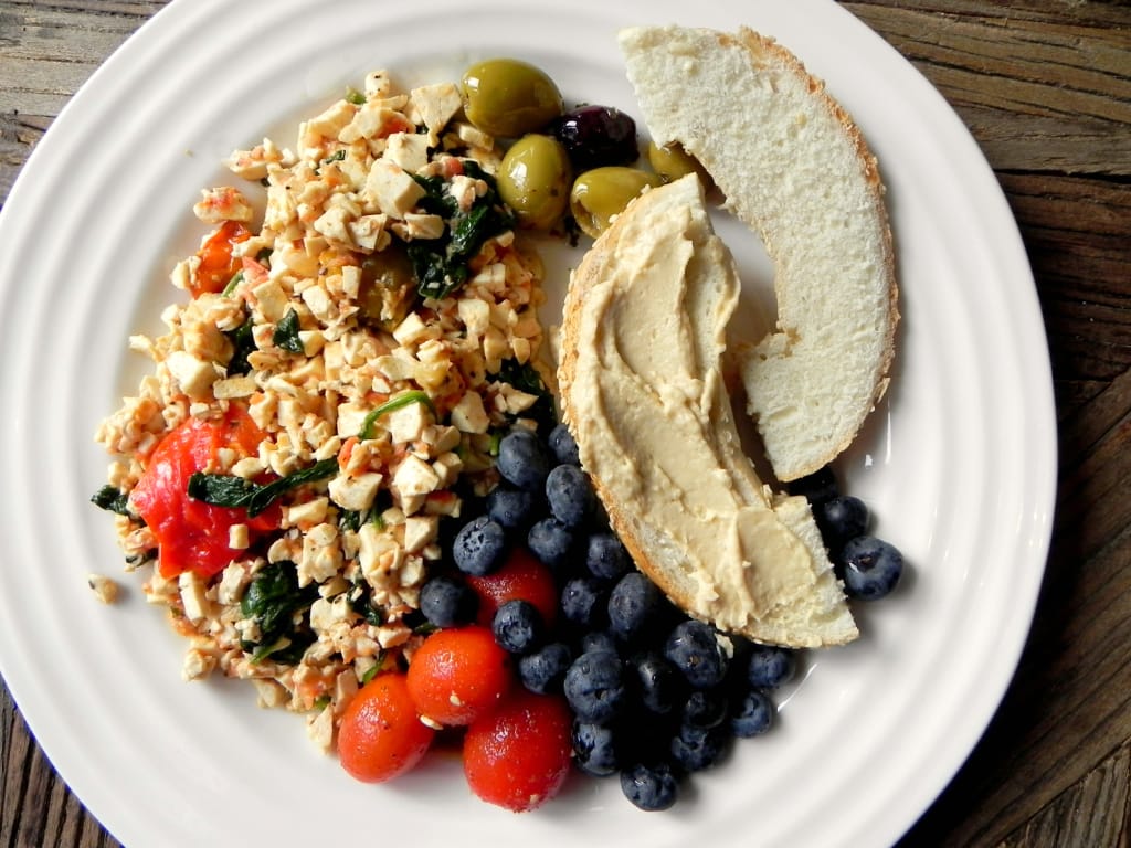 Easy 3 Ingredient Tofu Scramble