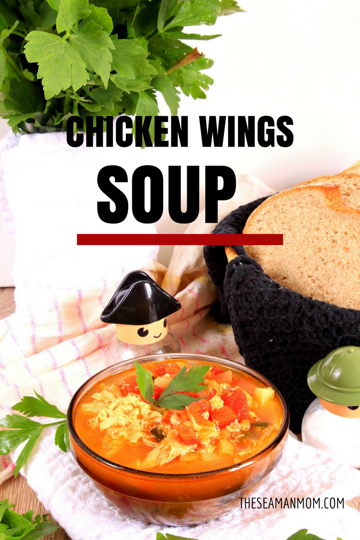 EASY CHICKEN WINGS SOUP RECIPE