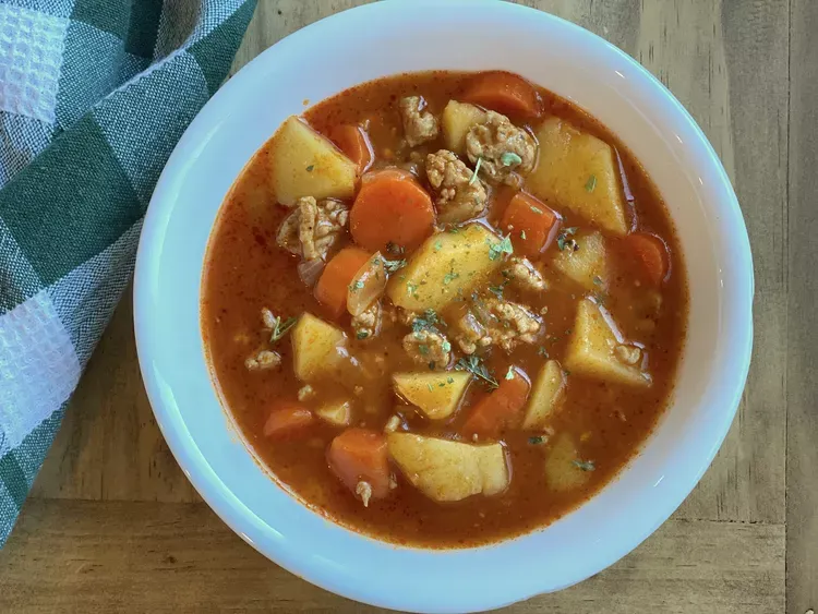 Easy Ground Turkey Stew