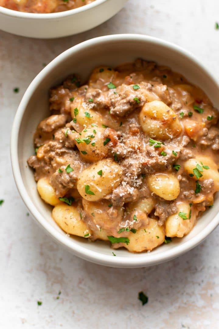 Ground Beef Gnocchi