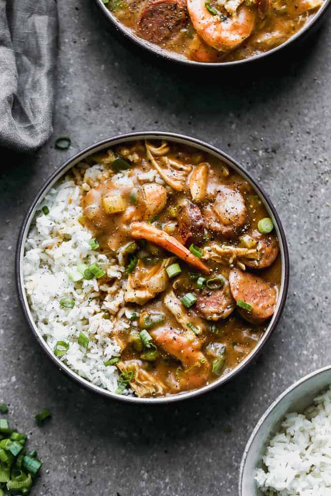 gumbo with veggies