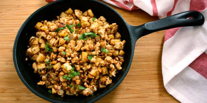 Healthier Turkey Hash