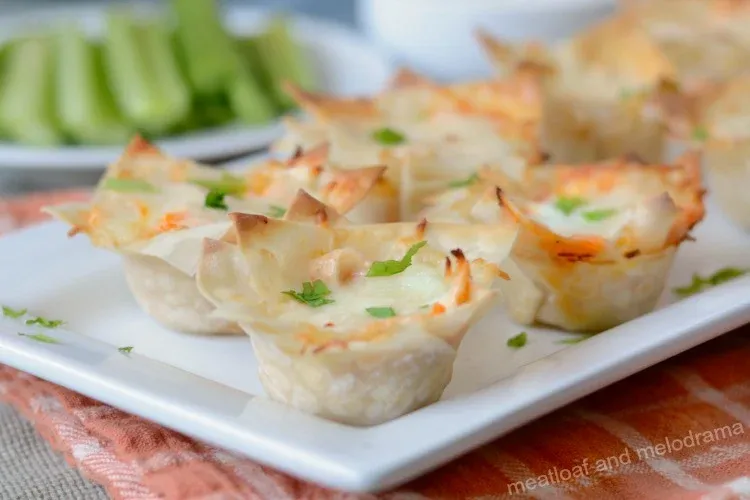 Instant Pot Buffalo Chicken Cups