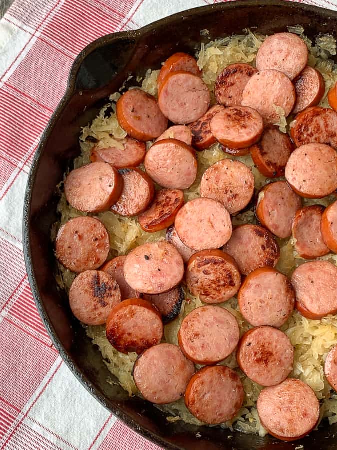 Kielbasa and Sauerkraut