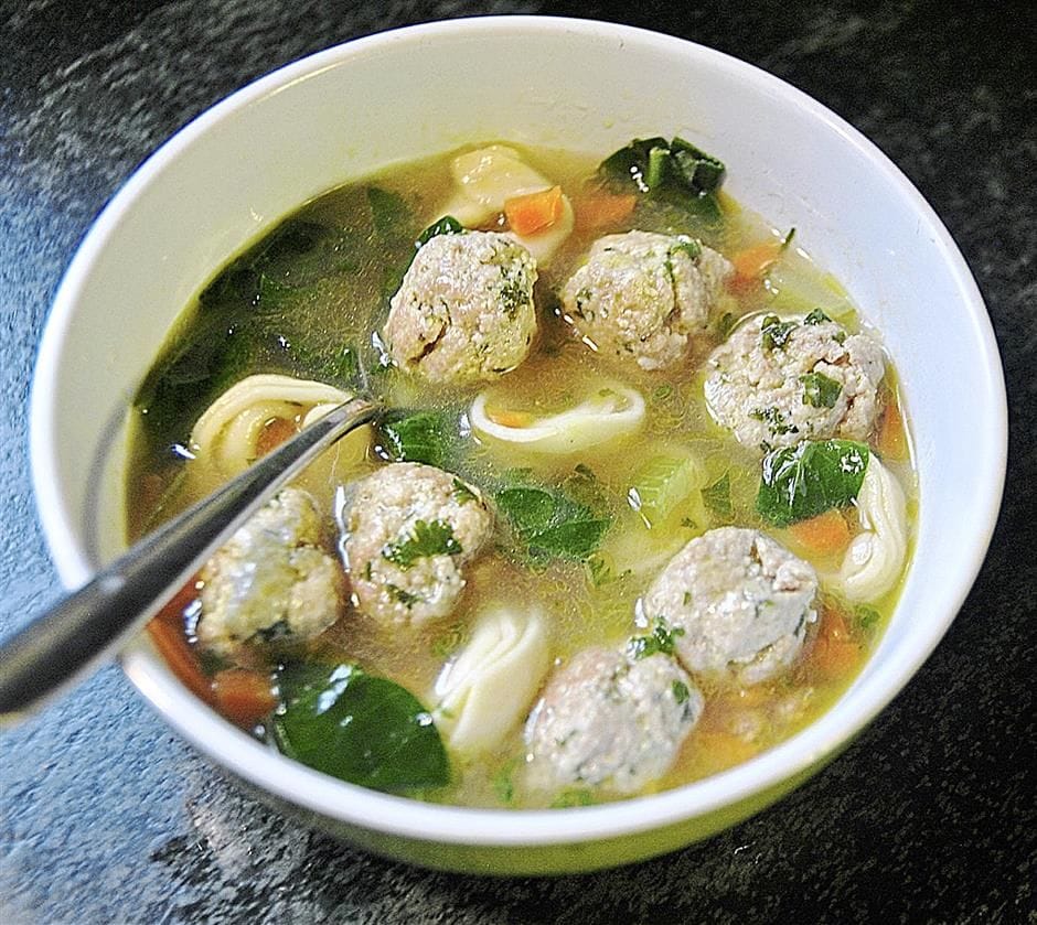 Meatball-tortellini Soup