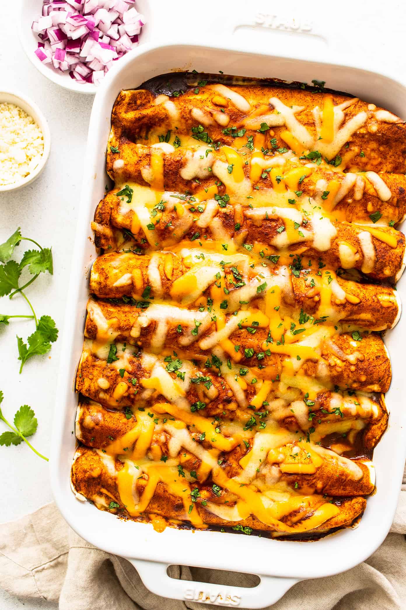 Mexican Tarragon Beef Enchiladas