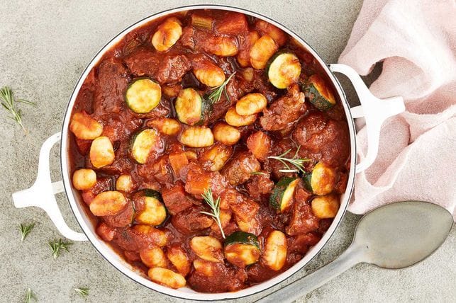 One-Pot Italian Beef and Gnocchi Casserole