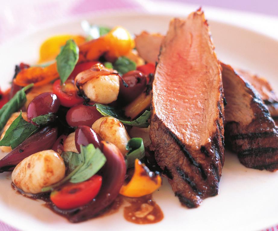 Pork Medallions with Gnocchi Salad