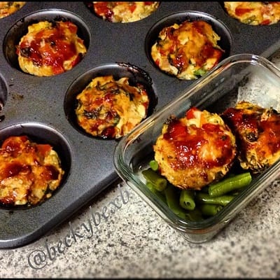 Turkey Quinoa Mini Meatloaves