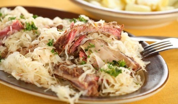 Vienna Sausages with Sauerkraut