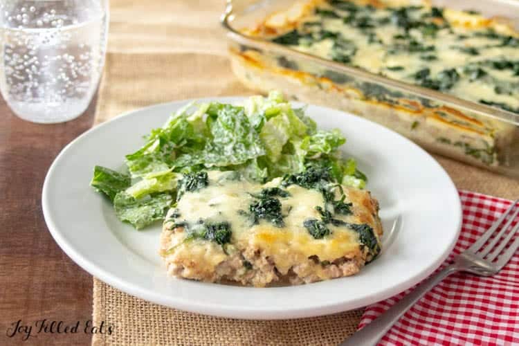 White Keto Lasagna