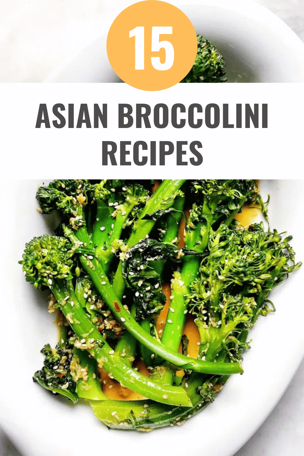 Asian Broccolini With Sesame and Ginger