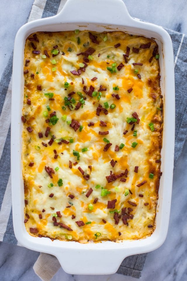 Cheesy Shredded Potato Casserole