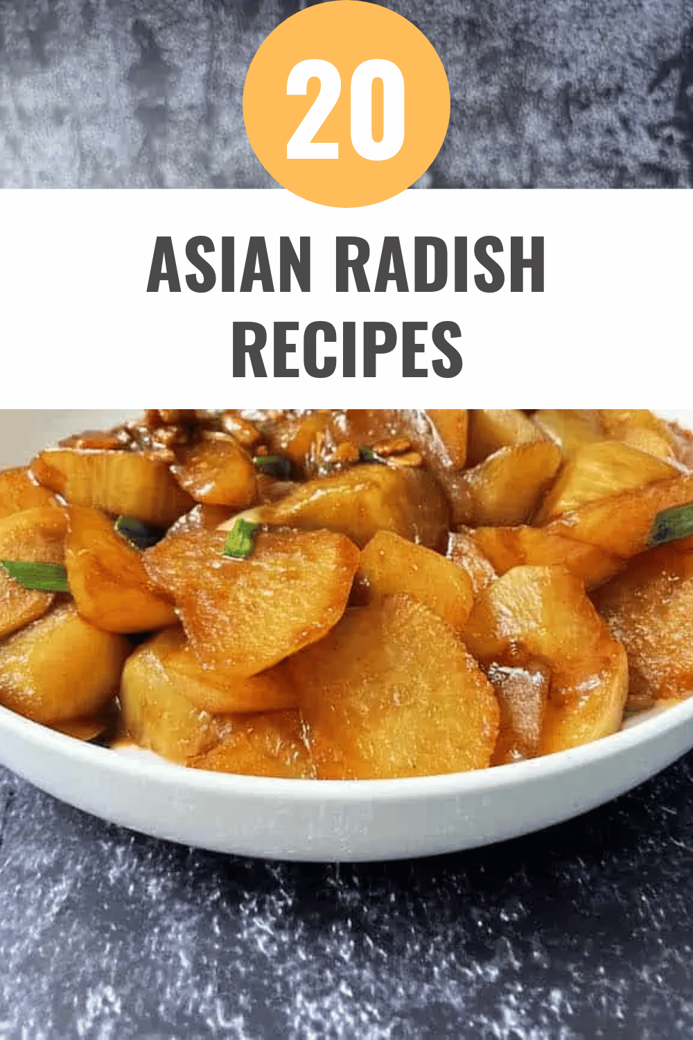 Chinese-style Braised Daikon Radish