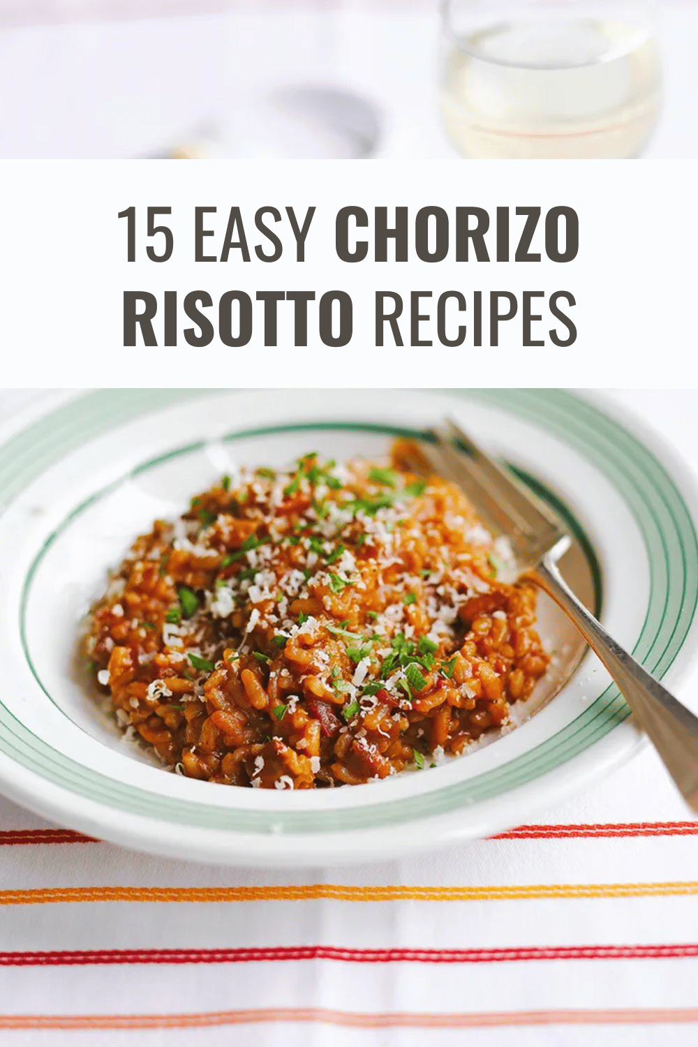 Tomato, red wine & chorizo risotto