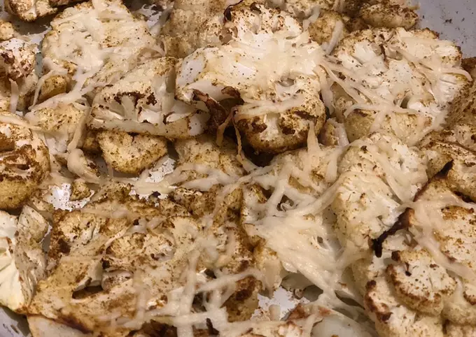 Curried roast cauliflower with Pecorino Romano