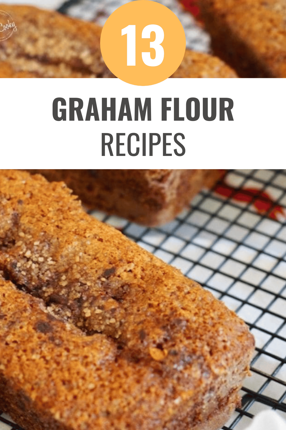 Moist Banana Graham Flour Oat Bread