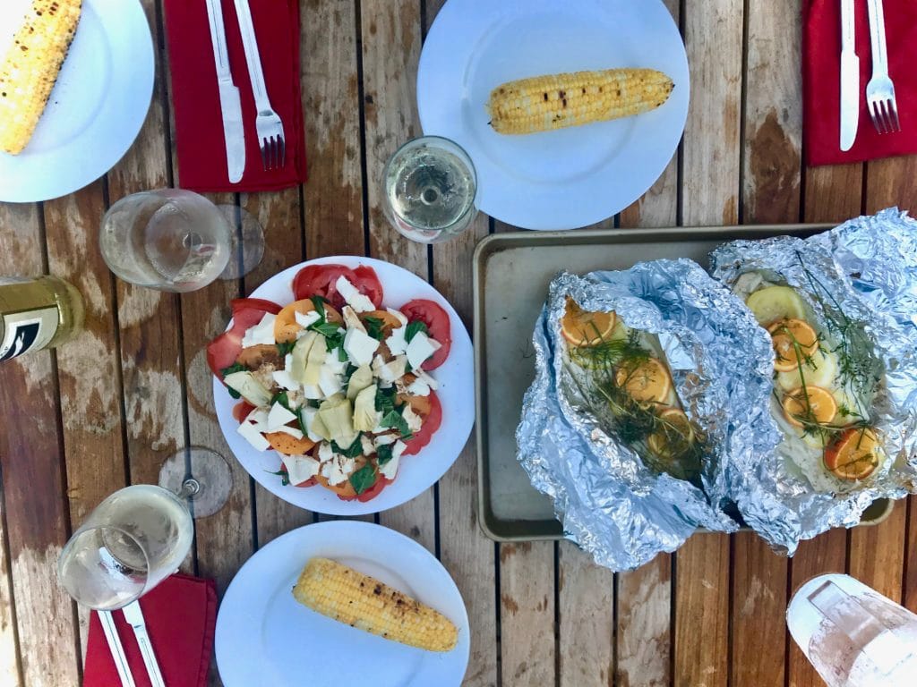 Grilled Flounder with Fresh Herbs & Citrus