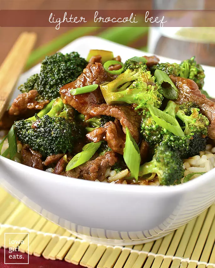 Lighter Broccoli Beef
