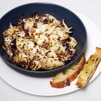 Marinated Grilled Calamari