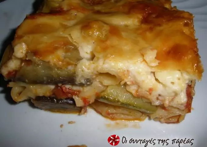 Pastitsio with vegetables
