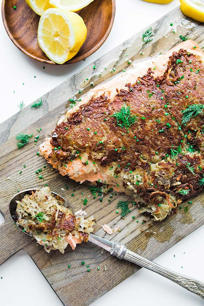 Potato-Crusted Salmon
