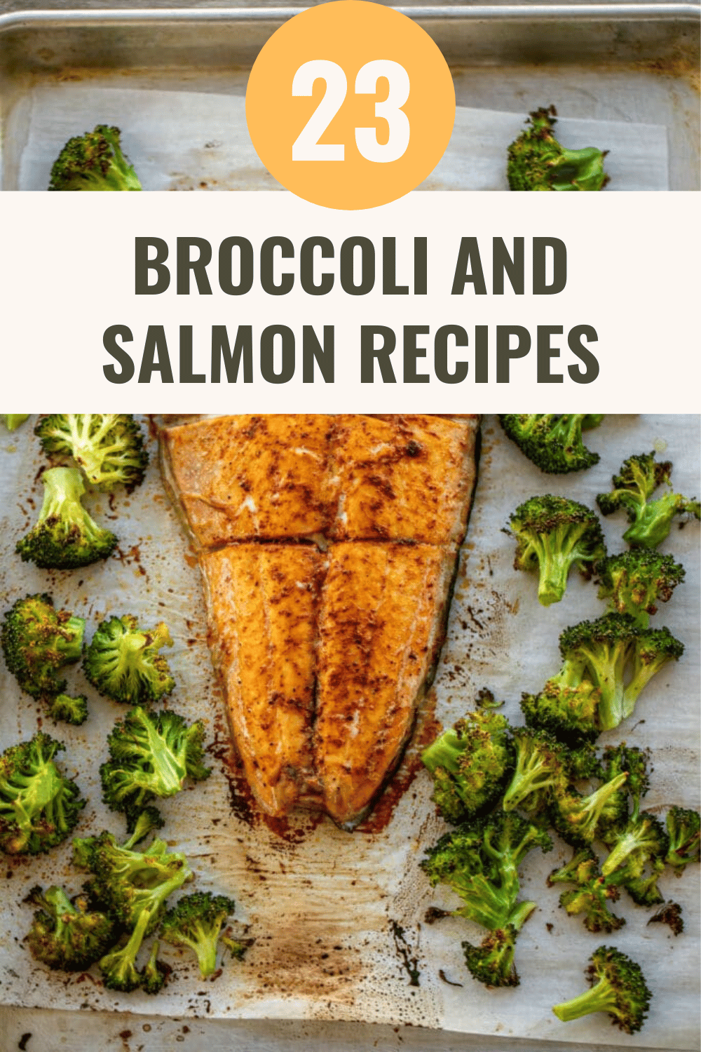 Salmon and Broccoli Sheet Pan