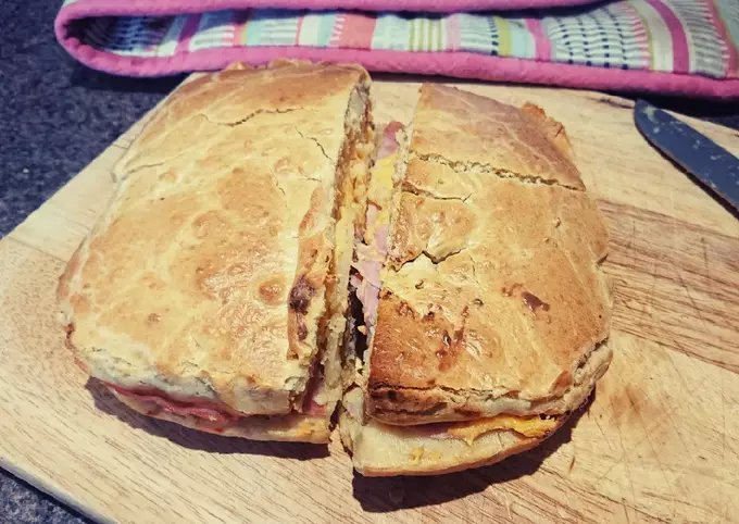 Savory Meat and Cheese Cake