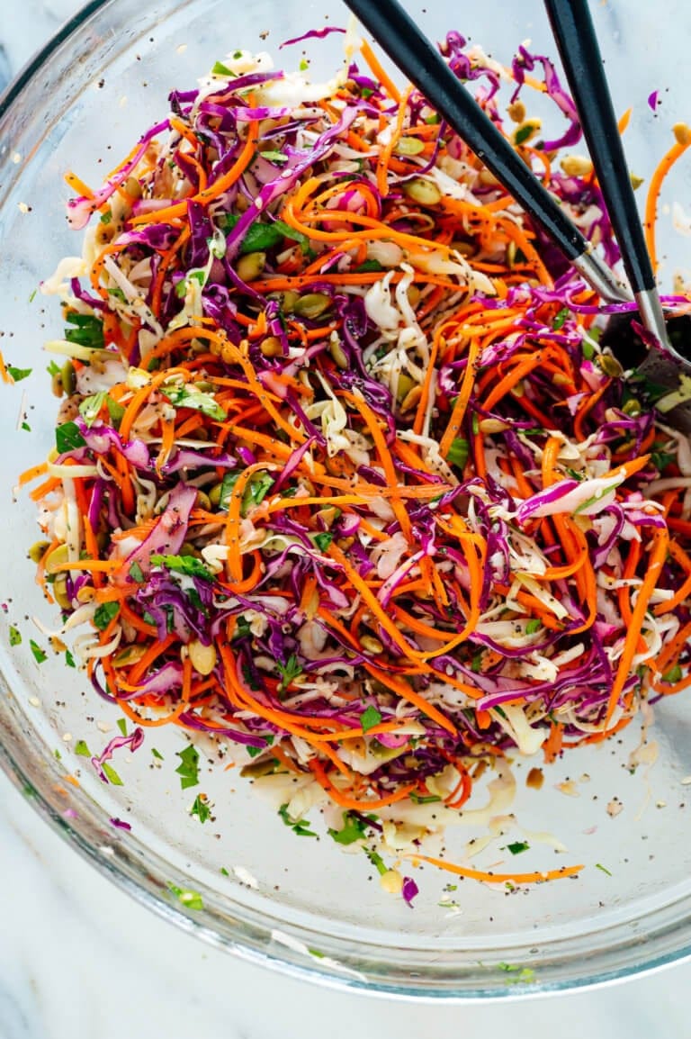Simple Healthy Coleslaw