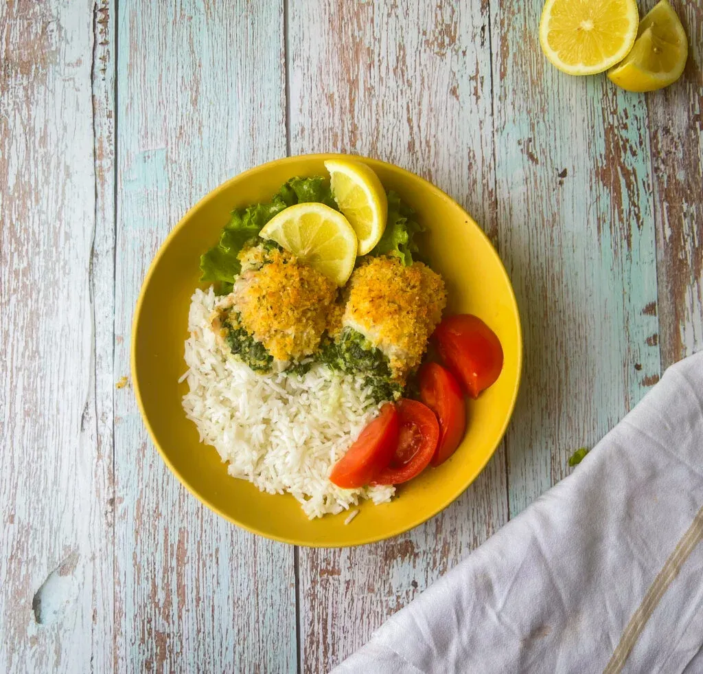 Simple Homemade Stuffed Flounder Florentine