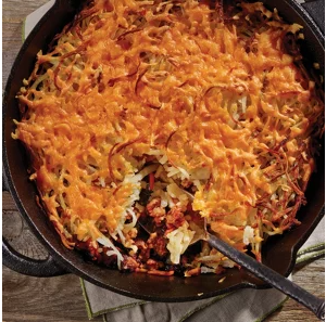 Spicy Shepherd's Pie with Shredded Potato Crust