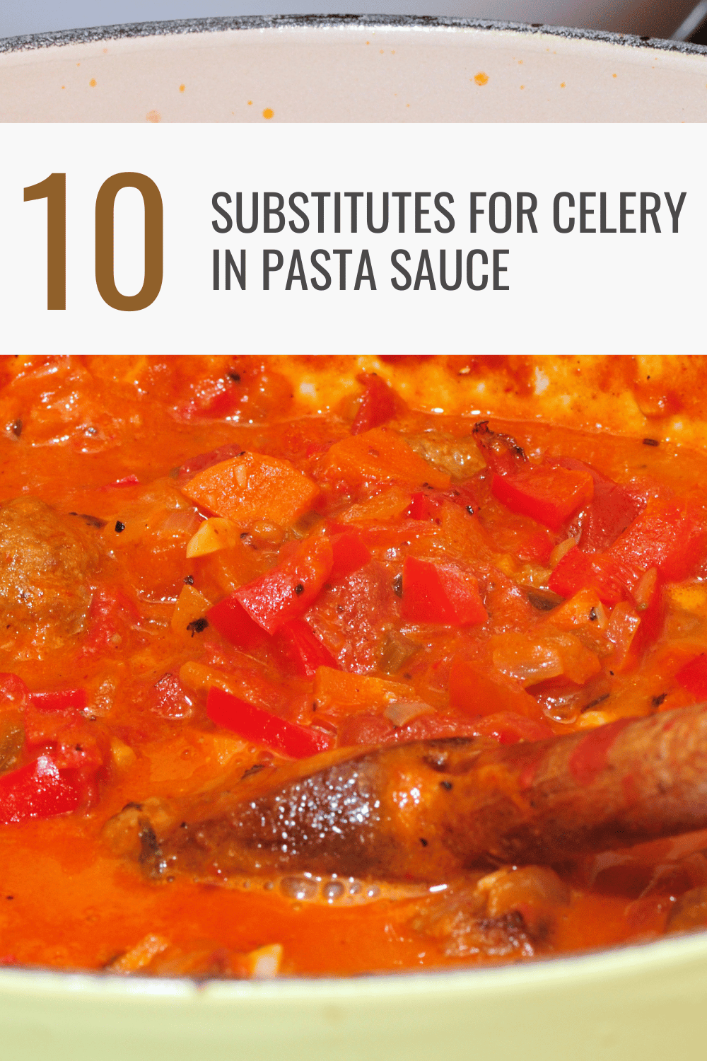 substitute for celery in pasta sauce