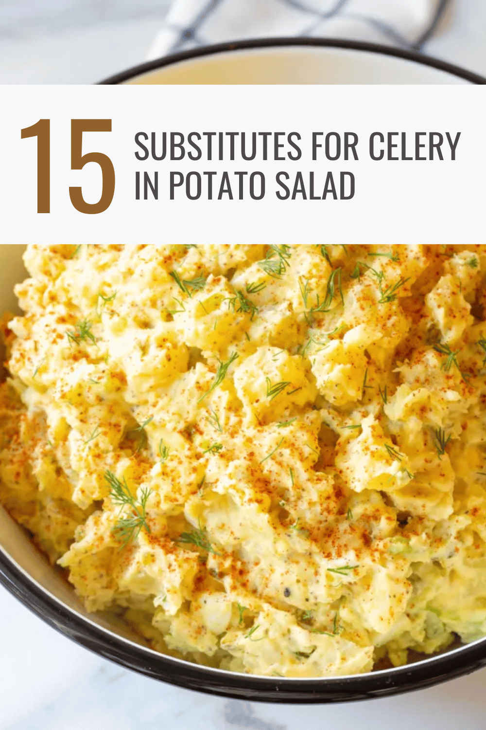 substitute for celery in potato salad