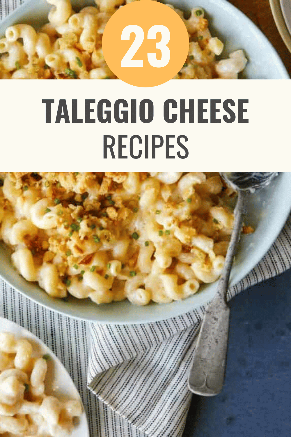 Taleggio Mac and Cheese Topped with Buttery Crackers