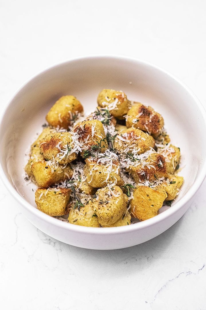 Cauliflower Gnocchi with Thyme Butter Sauce