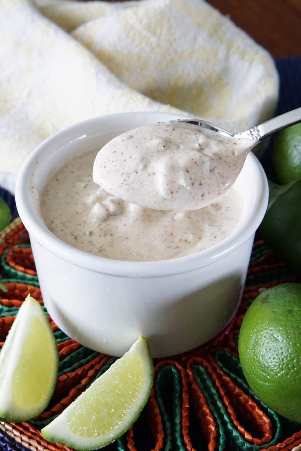 Cilantro Lime Sauce for Fish Tacos