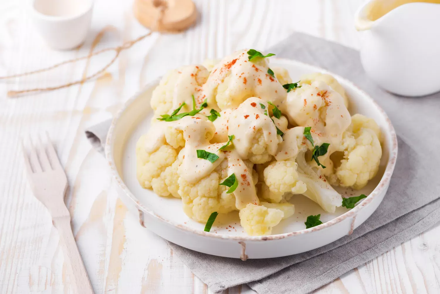 Easy Cauliflower With Cheese Sauce
