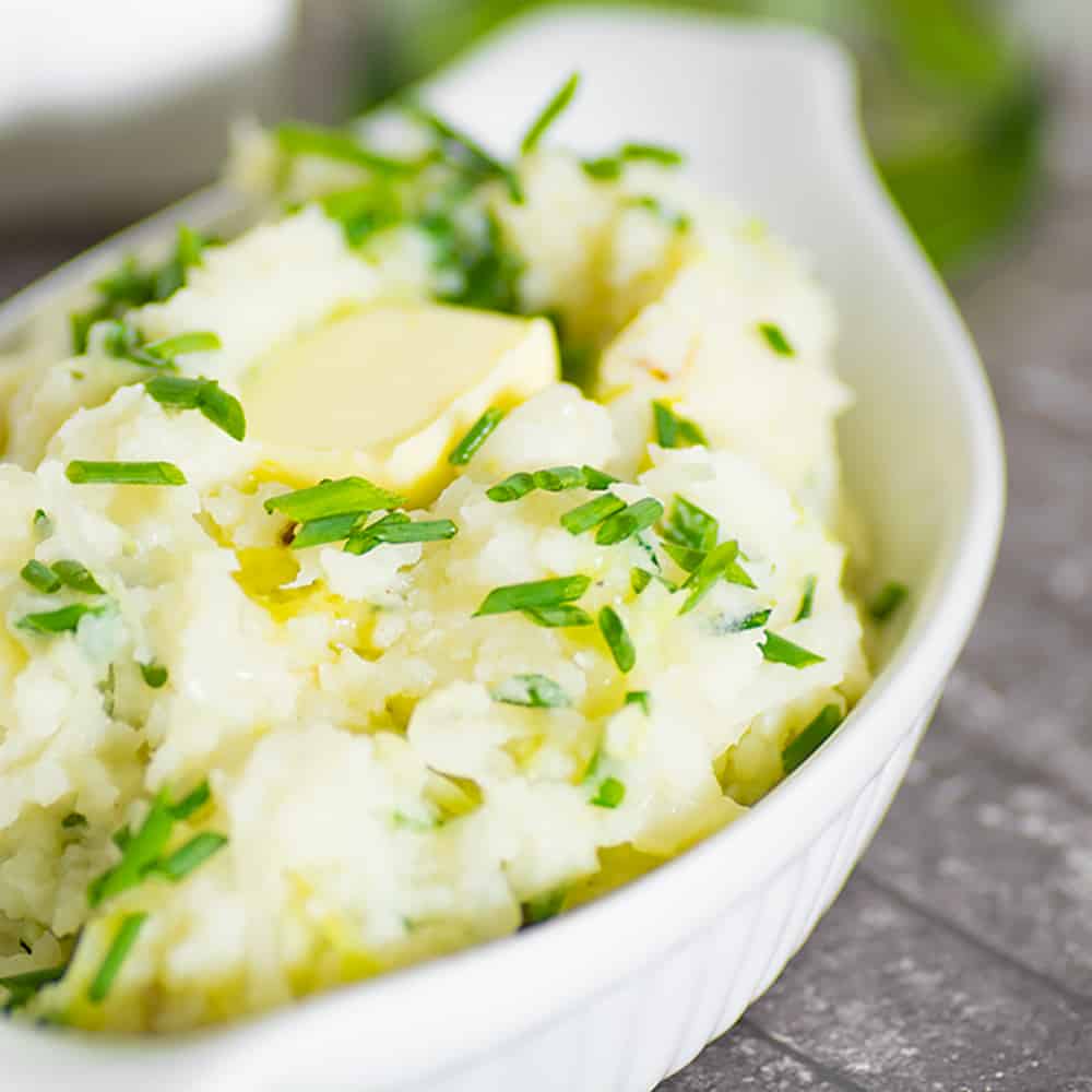 Keto Cauliflower Colcannon