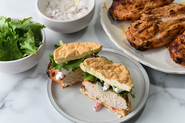 Low-Carb Grilled Chicken Sandwiches