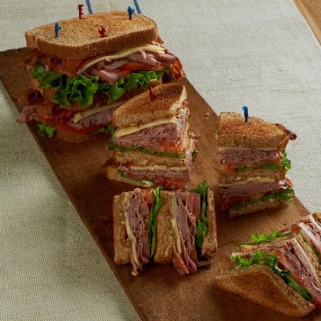 Roast Beef Club Sandwich