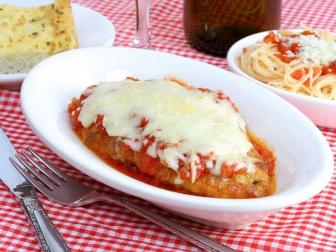 Slow Cooker Chicken And Eggplant Parmigiana
