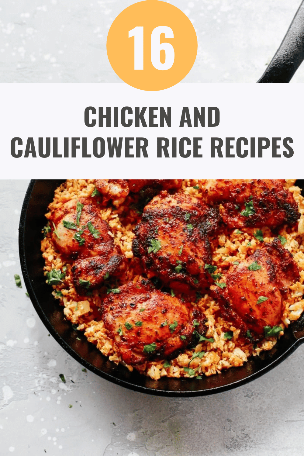 Spicy Chicken with Cauliflower Rice