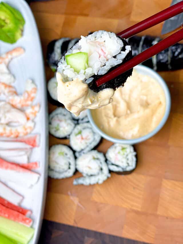 Homemade Mayo Sauce for Sushi