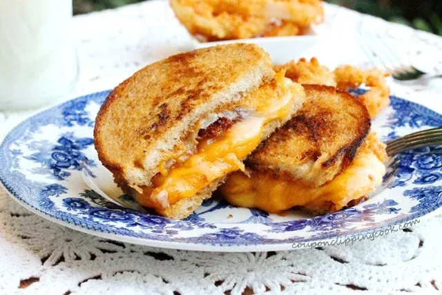 Onion Ring Grilled Cheese
