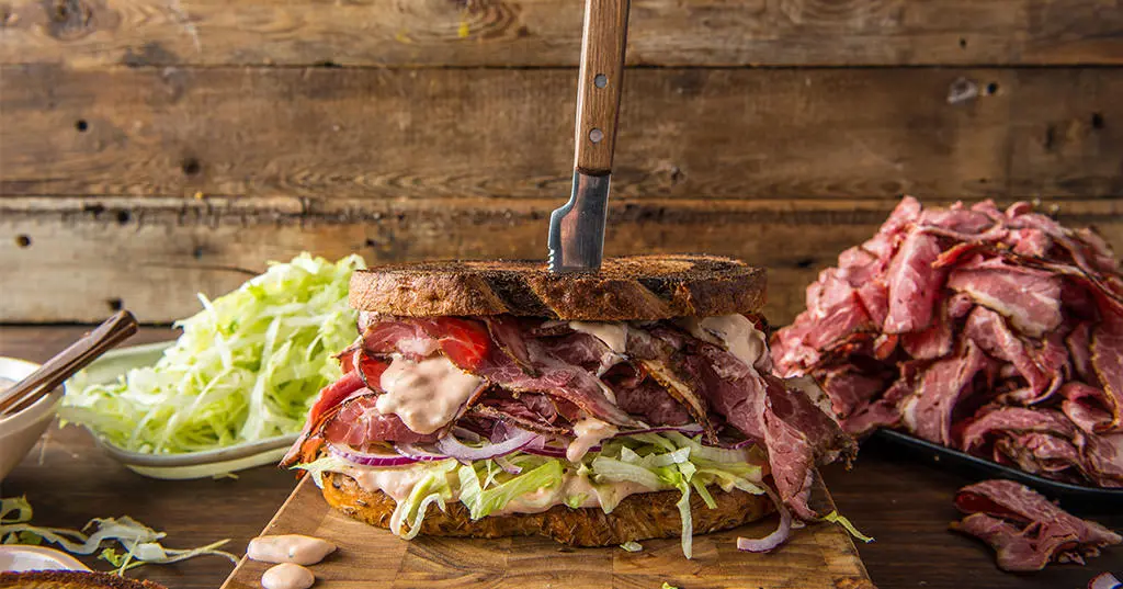 Smoked Pastrami Sandwich