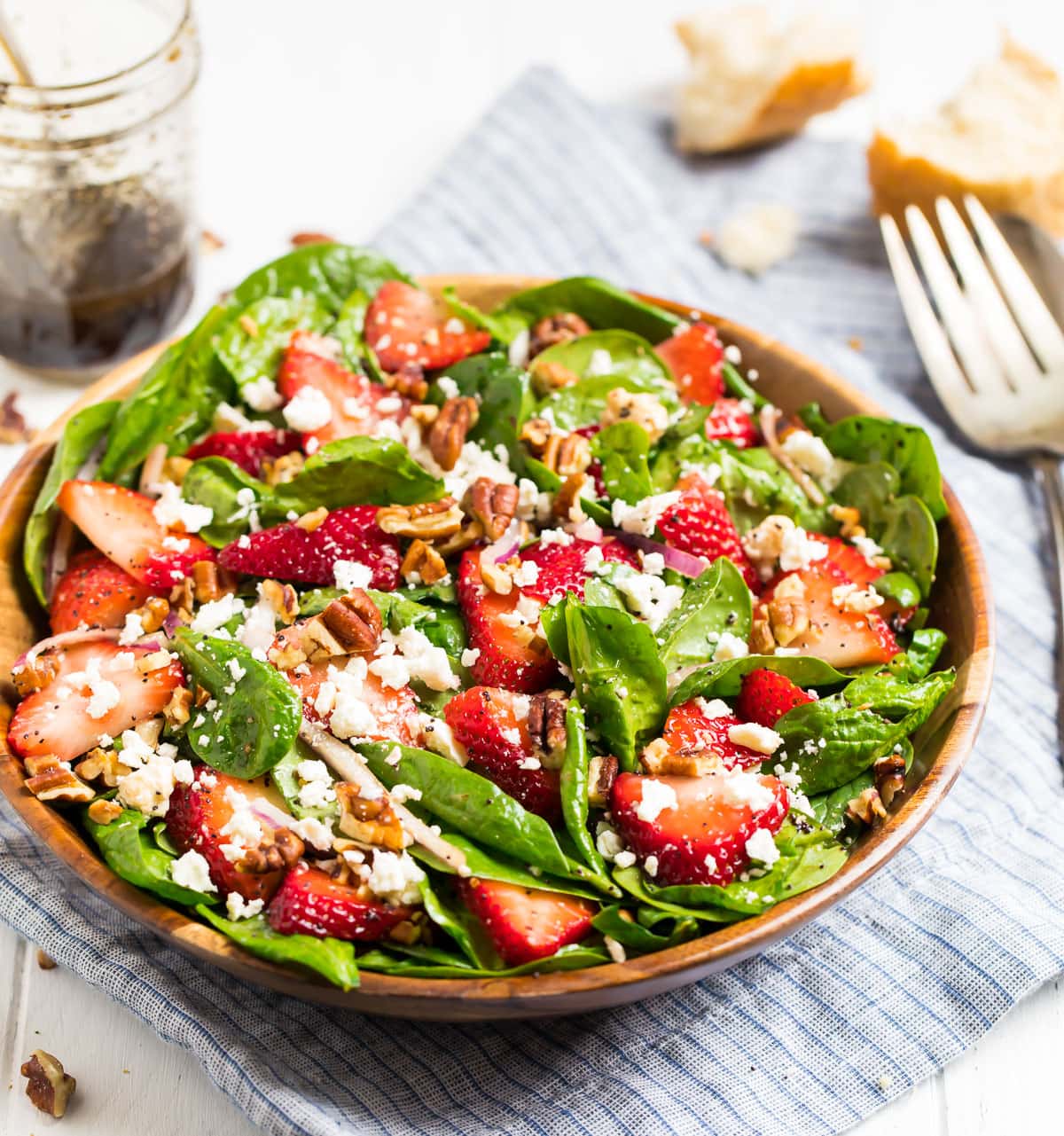 Strawberry Spinach Salad