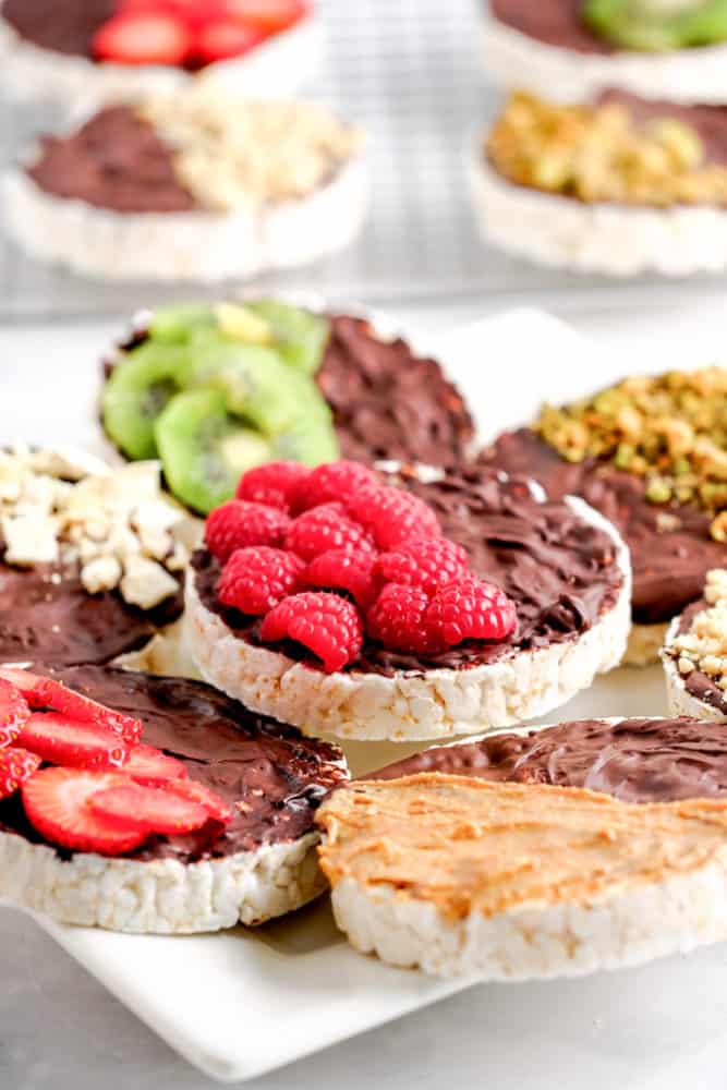 Chocolate Covered Rice Cakes